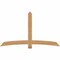 Ekena Millwork Bellingham Timber Gable Bracket, Western Red Cedar, 84"W x 49"H x 1 1/2"D x 5 1/2"F, 14/12 Pitch GBW084X49X0206BEL00SWR - alternate 1